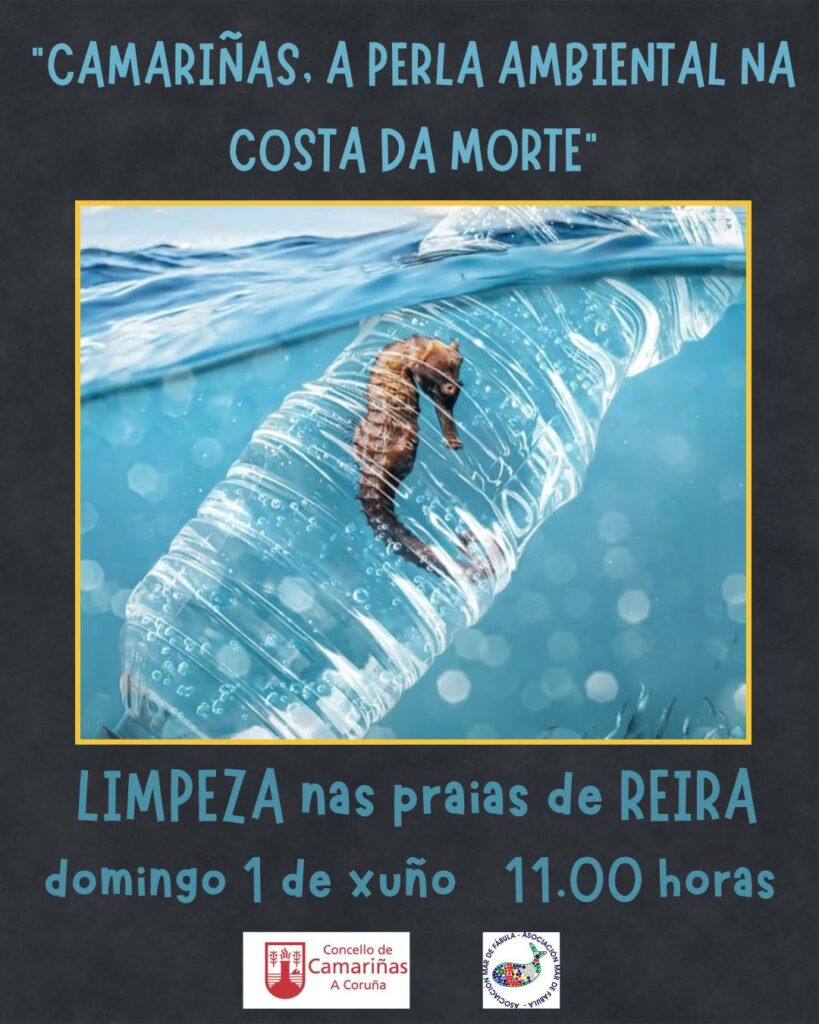 Cartel camariñas a perla ambiental