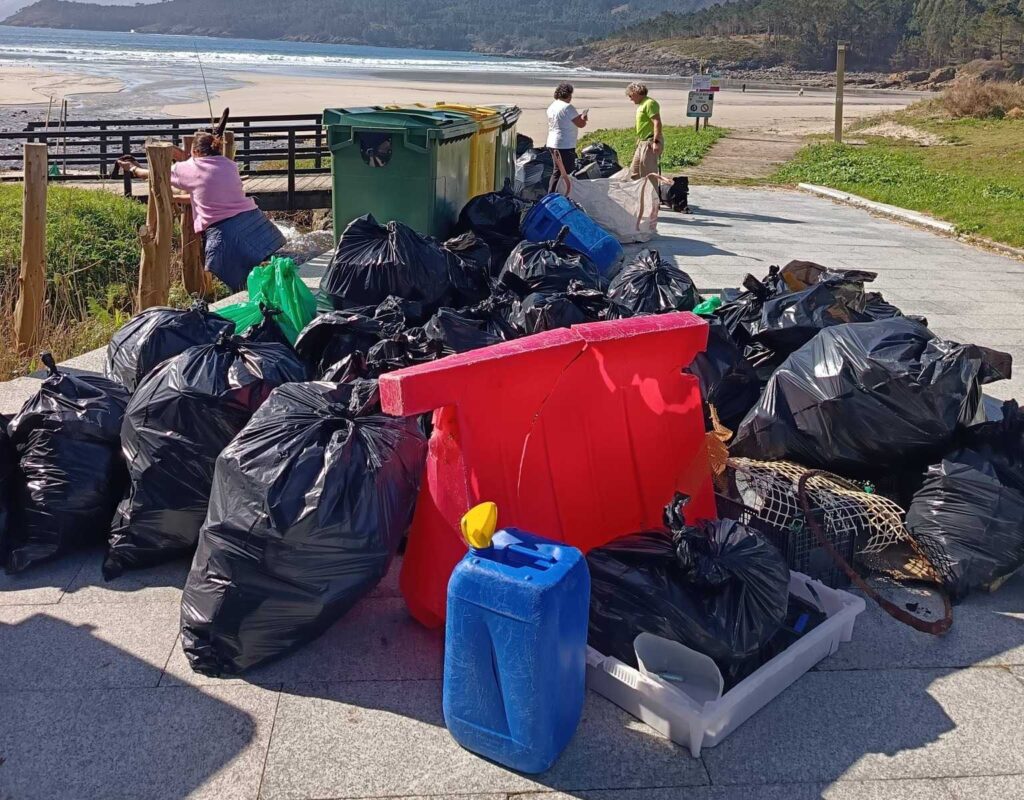LIMPEZA NA PRAIA DE ESTORDE, CEE